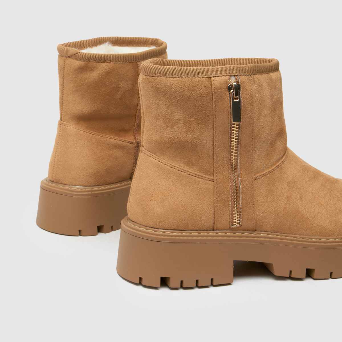 schuh  Carman Faux Furlined in Tan schuh  Carman Faux Furlined in Tan