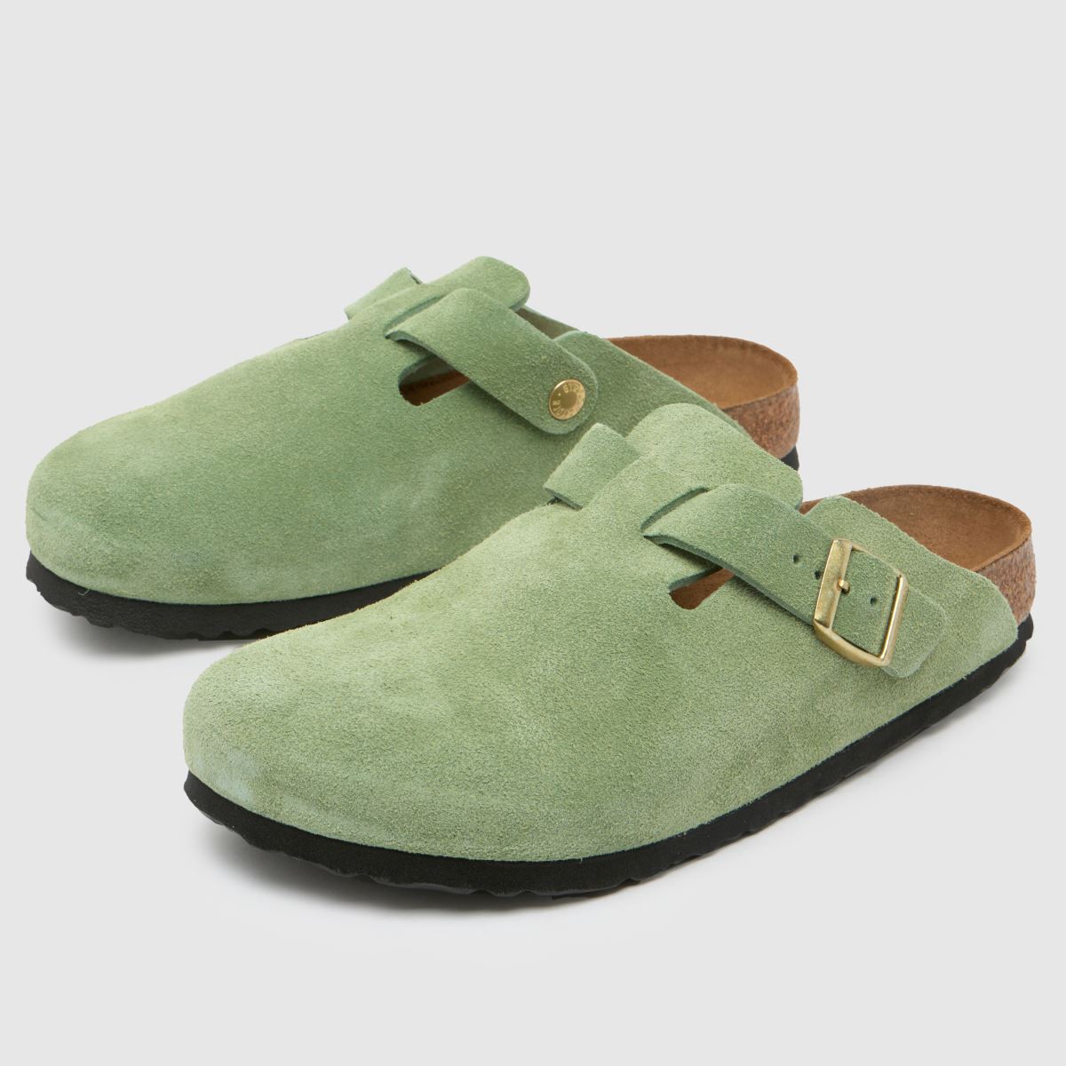 BIRKENSTOCK  Boston Clog in Light Green BIRKENSTOCK  Boston Clog in Light Green
