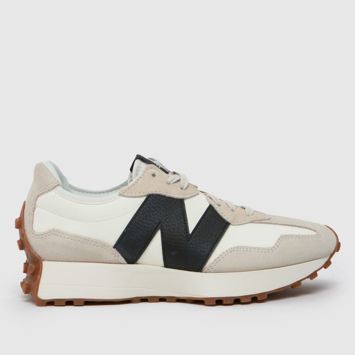 New Balance  327 in White & Black New Balance  327 in White & Black