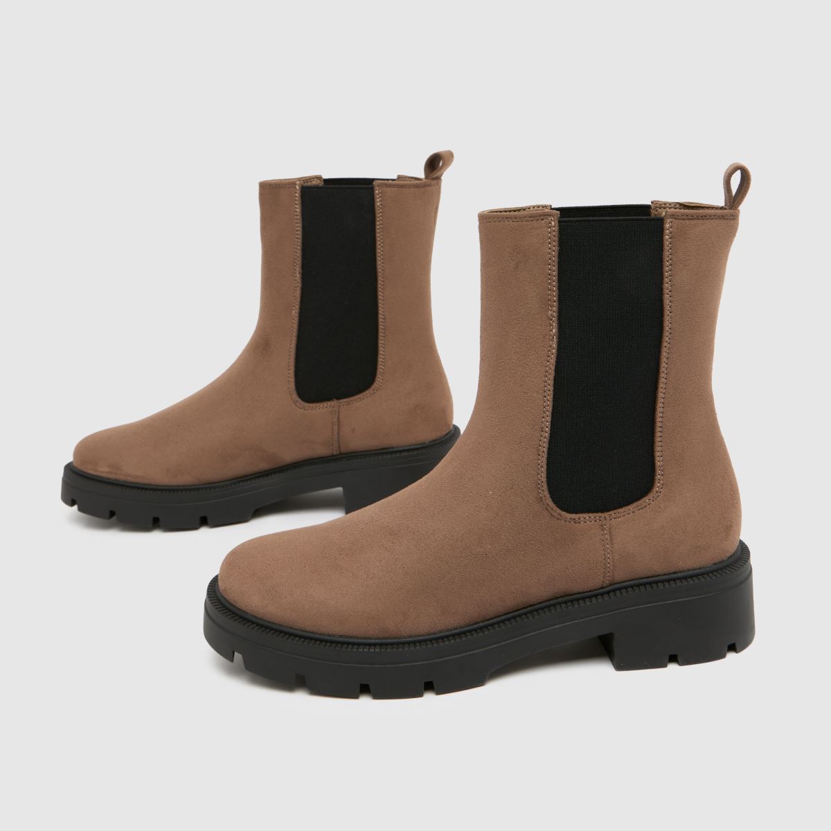 schuh  Abbie Chunky Chelsea in Taupe schuh  Abbie Chunky Chelsea in Taupe