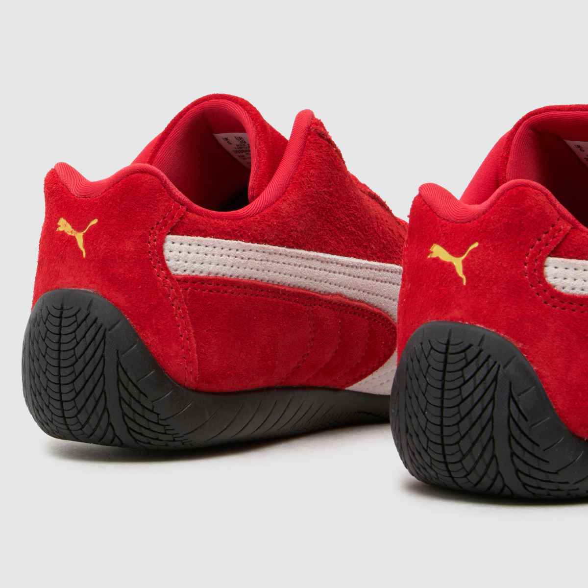 PUMA  Speedcat in White & Red PUMA  Speedcat in White & Red