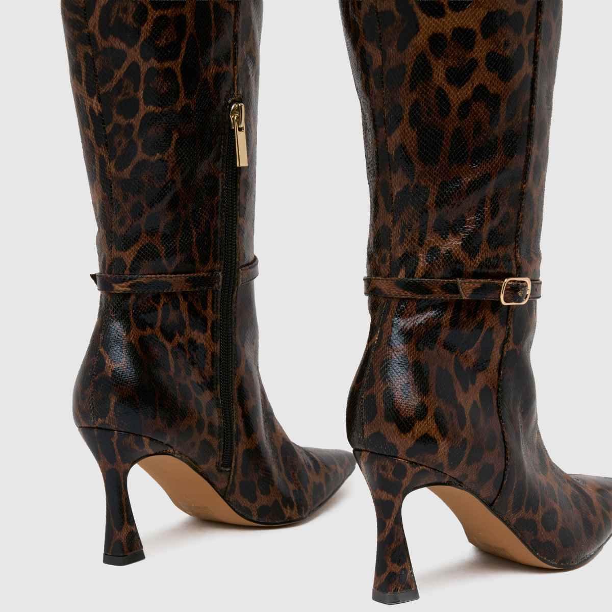 schuh  Demi Buckle Knee in Brown Multi schuh  Demi Buckle Knee in Brown Multi