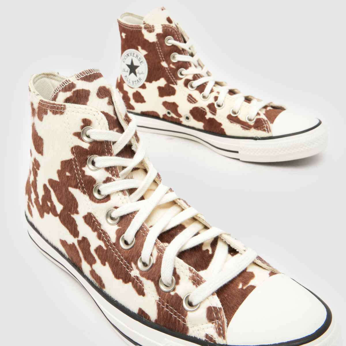 Converse  All Star Hi Winterluxe Cow in Multi Converse  All Star Hi Winterluxe Cow in Multi