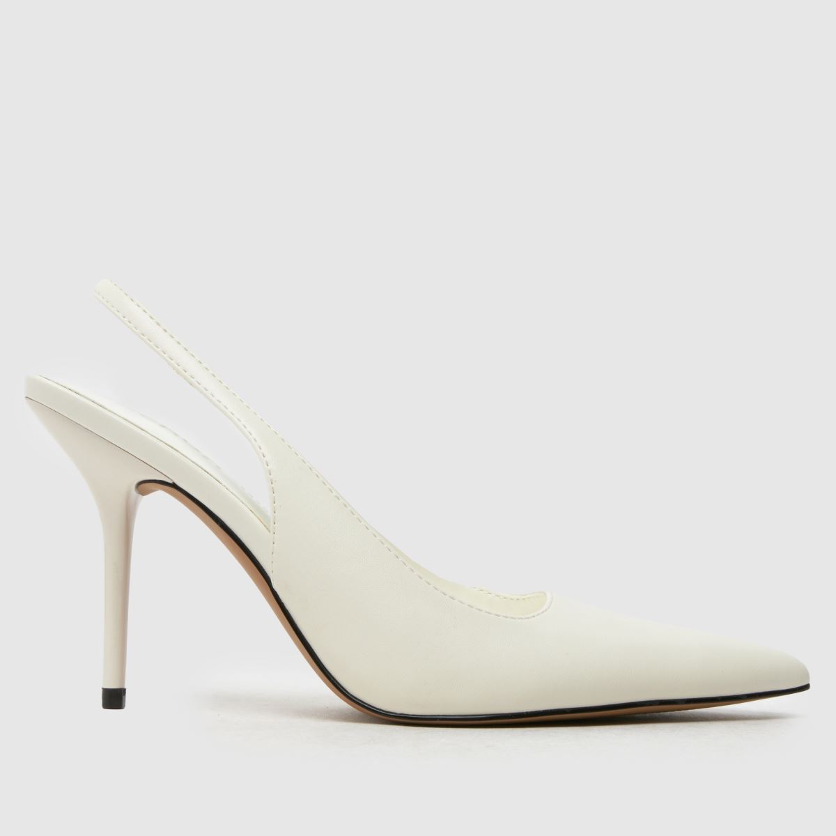 schuh  Sade Slingback Court in White schuh  Sade Slingback Court in White