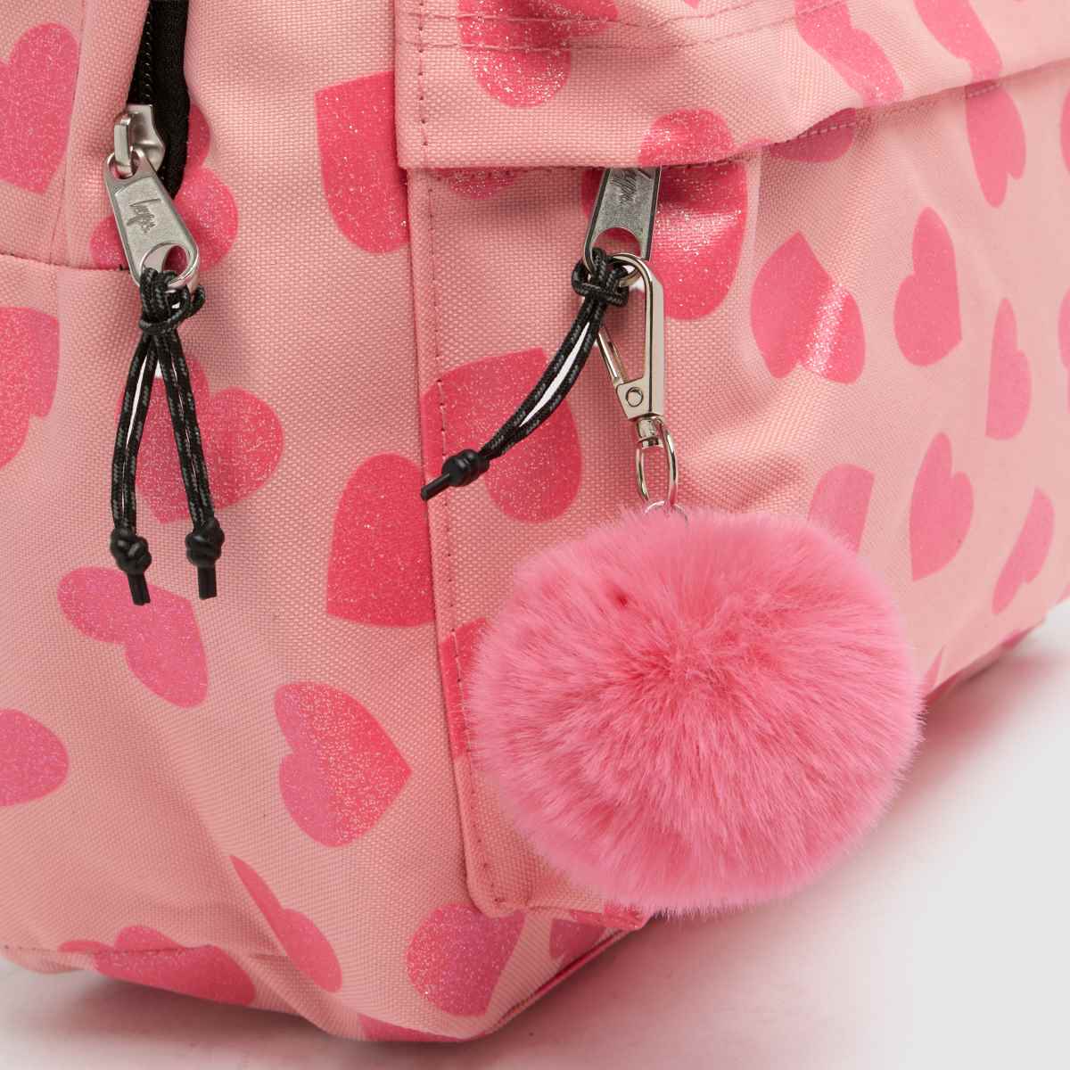 Hype  Glitter Heart Backpack in Pink Hype  Glitter Heart Backpack in Pink