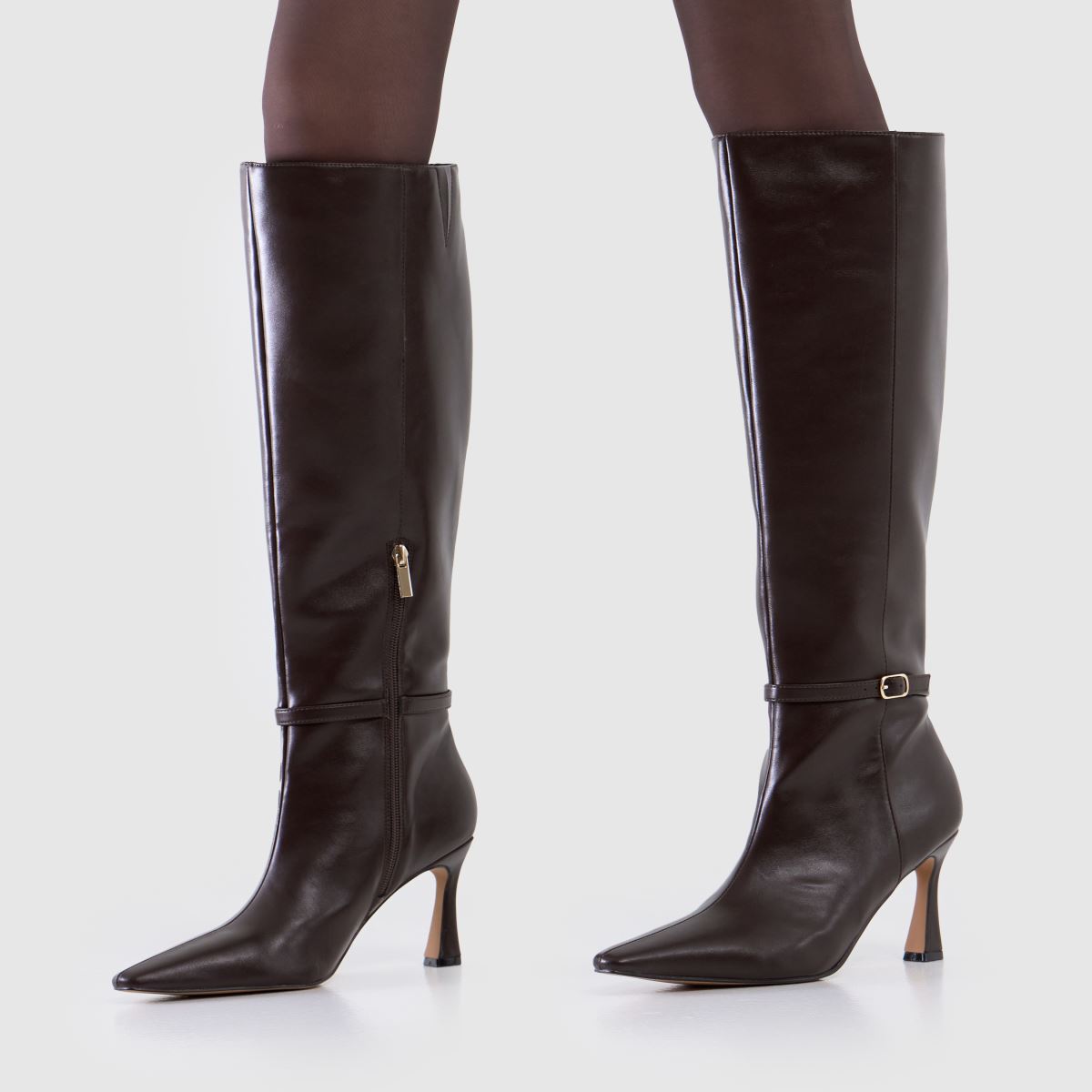 schuh  Demi Knee High in Brown schuh  Demi Knee High in Brown