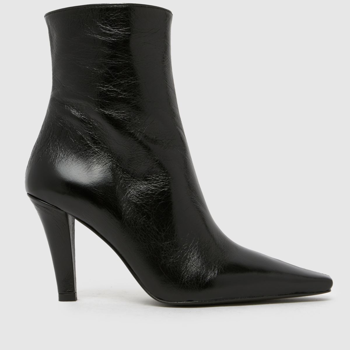 schuh  Brunelle Leather Heeled Boot in Black schuh  Brunelle Leather Heeled Boot in Black