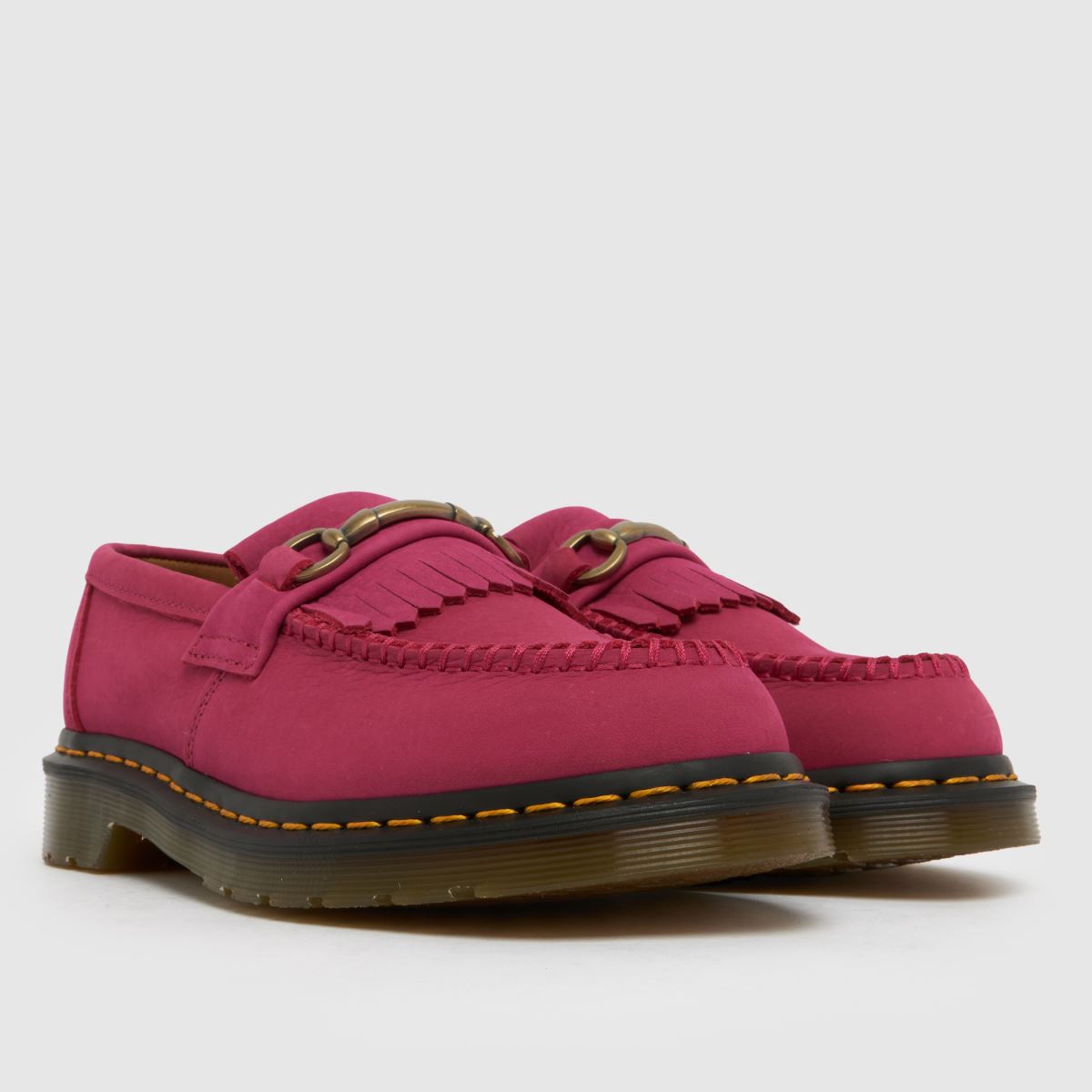 Dr Martens  Adrian Snaffle Loafer in Pink Dr Martens  Adrian Snaffle Loafer in Pink