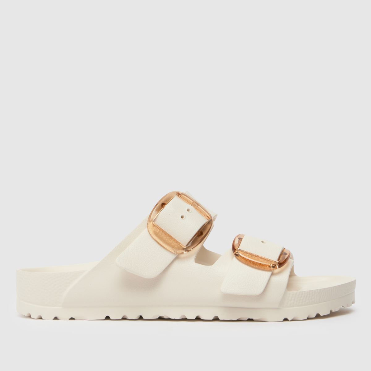 BIRKENSTOCK  Arizona EVA Big Buckle in White BIRKENSTOCK  Arizona EVA Big Buckle in White