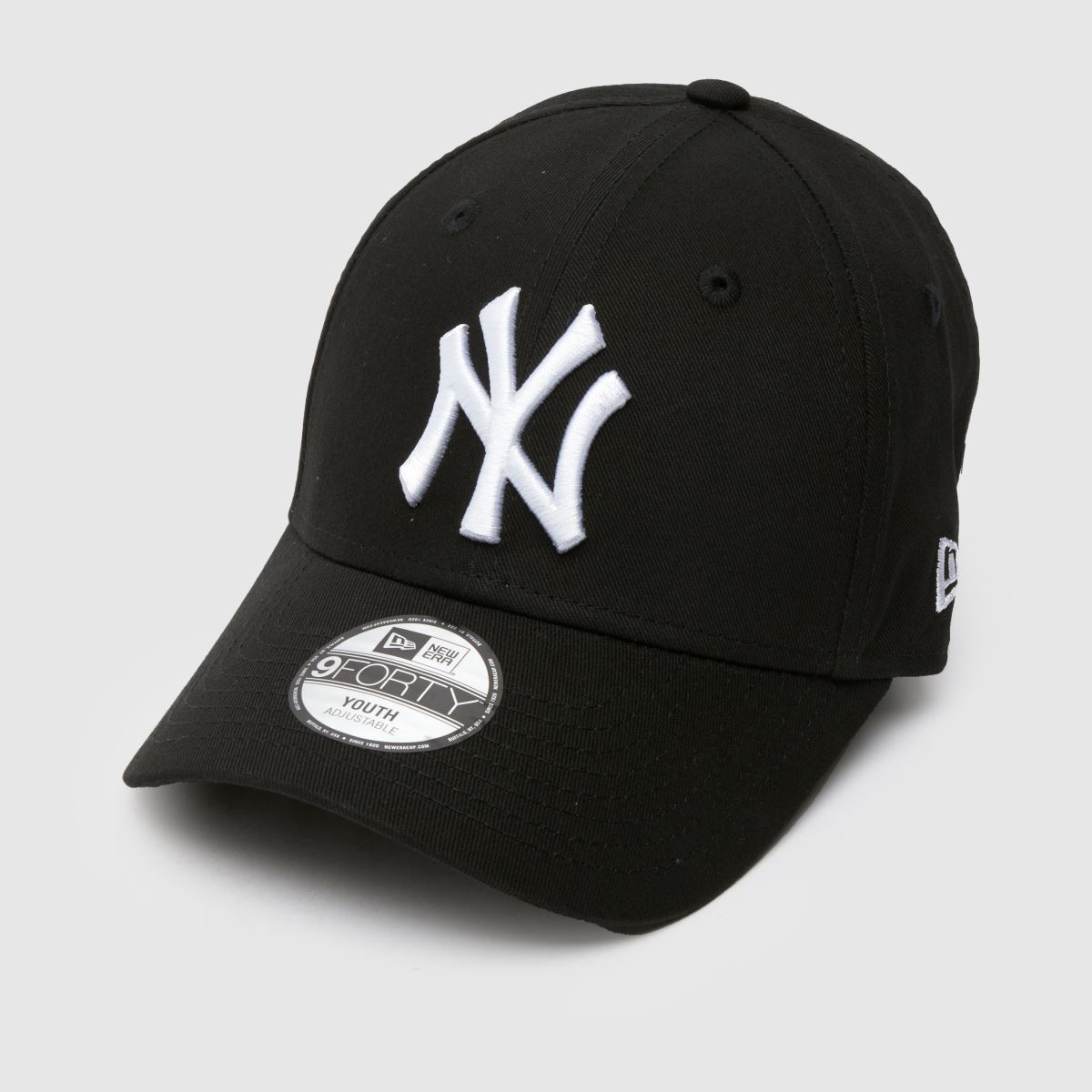 New Era  Kids Essential 9FORTY Cap in Black & White New Era  Kids Essential 9FORTY Cap in Black & White
