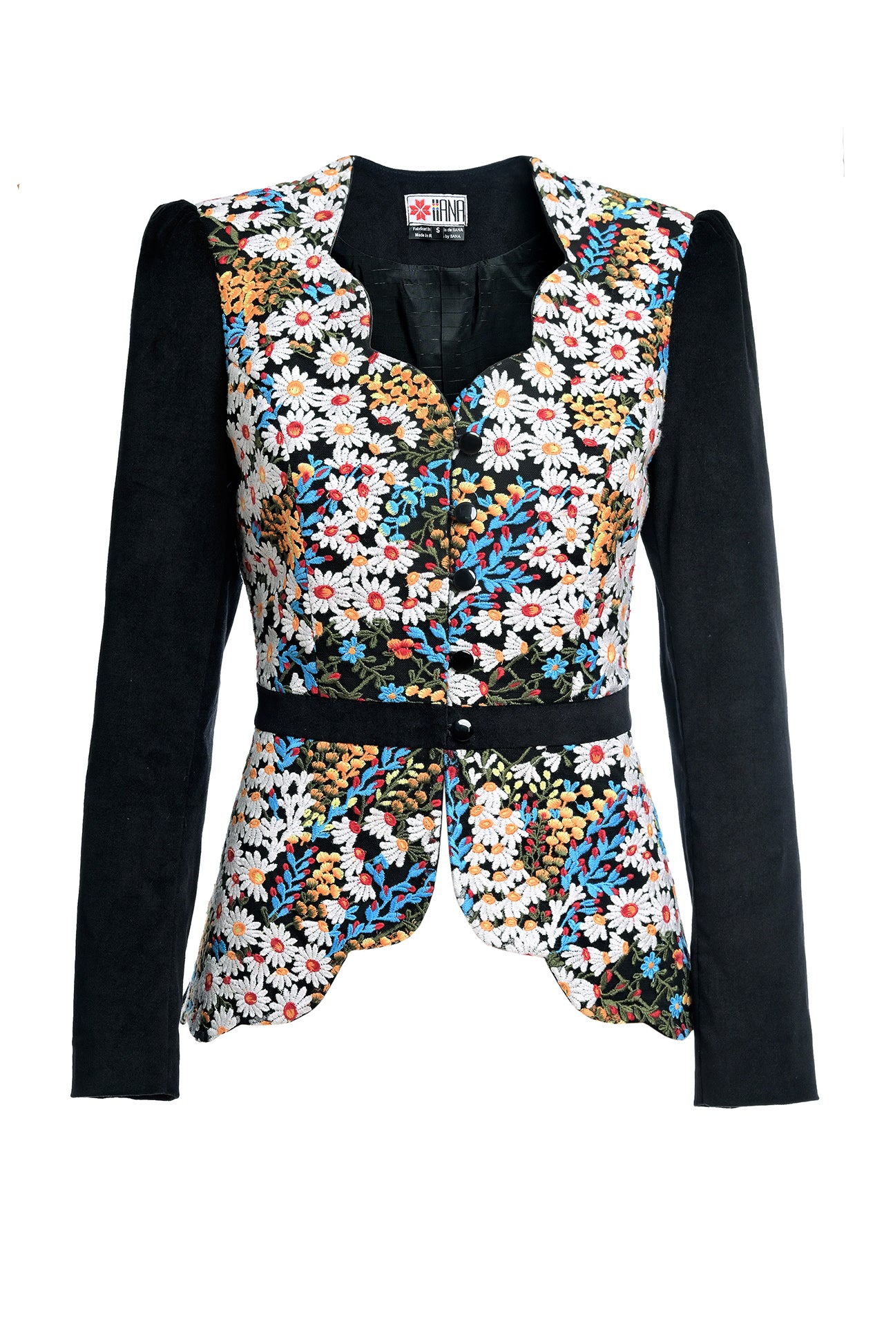 Sacou din Catifea cu Margarete