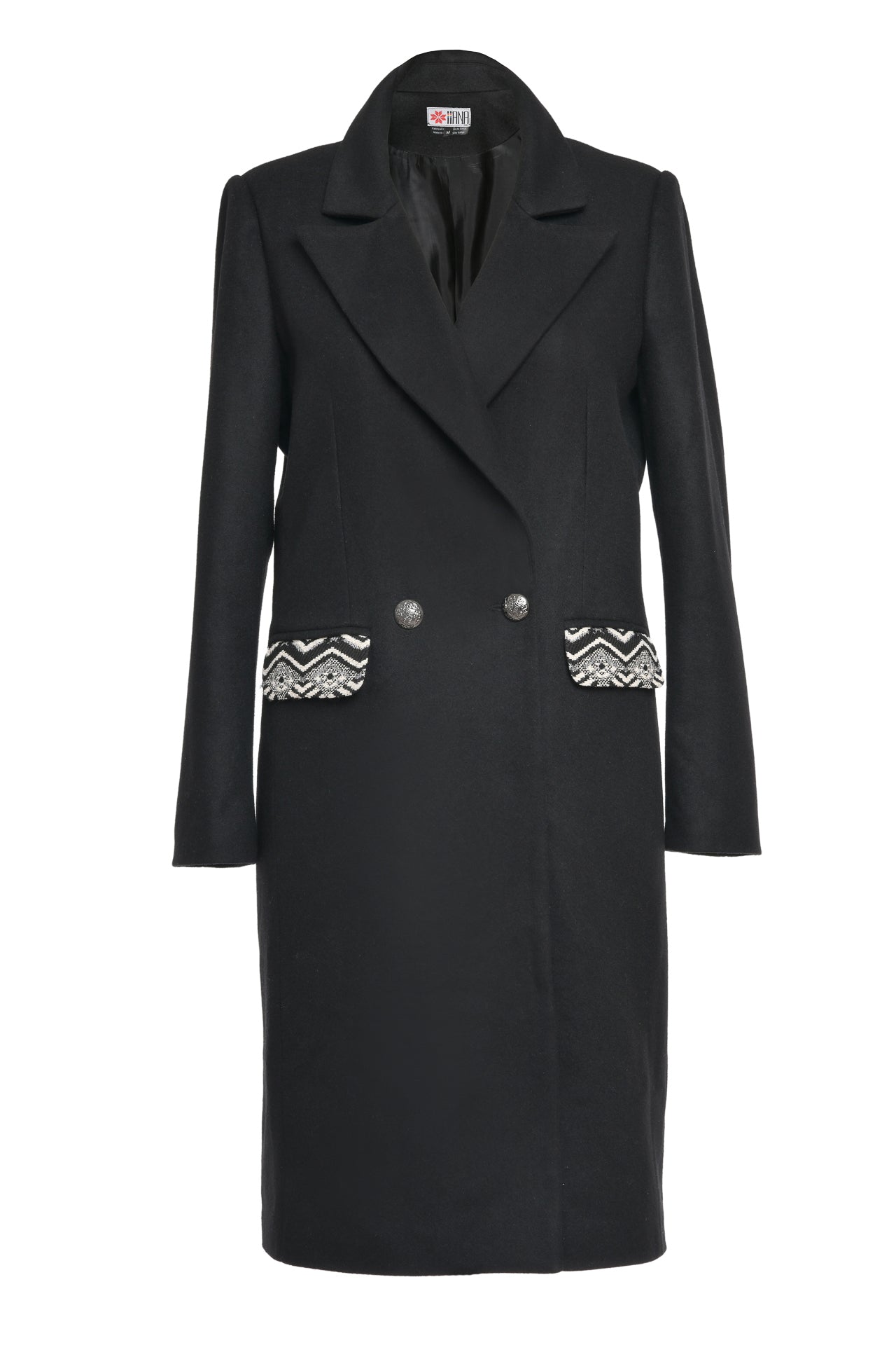 Pardesiu din stofa de lana Coloana Infinitului