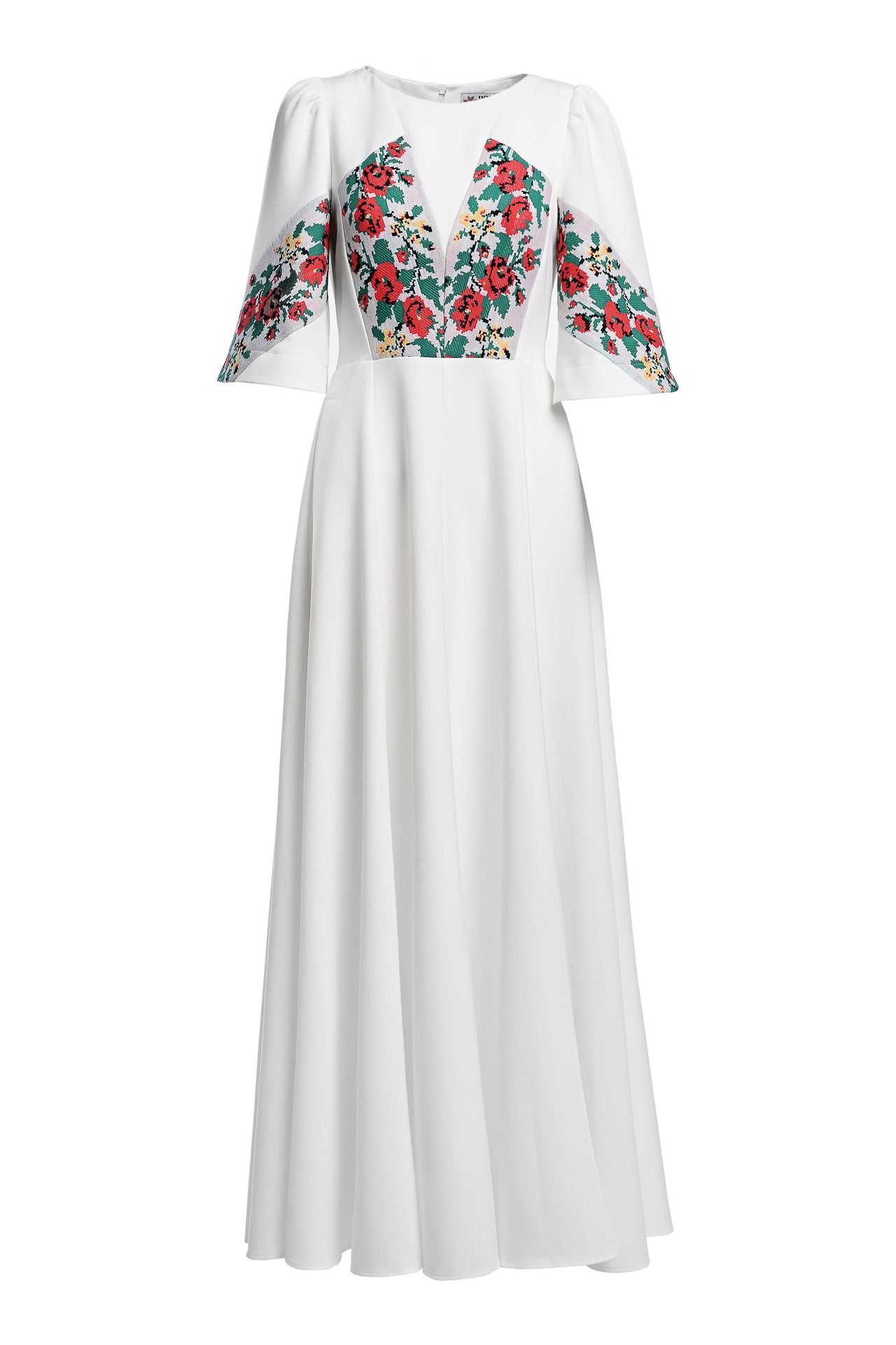 Rochie lungă albă Divna