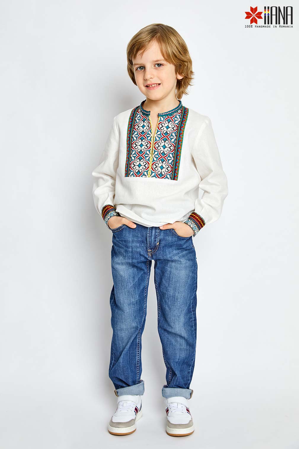 Camasa traditionala baieti Hora 3 luni - 7 ani