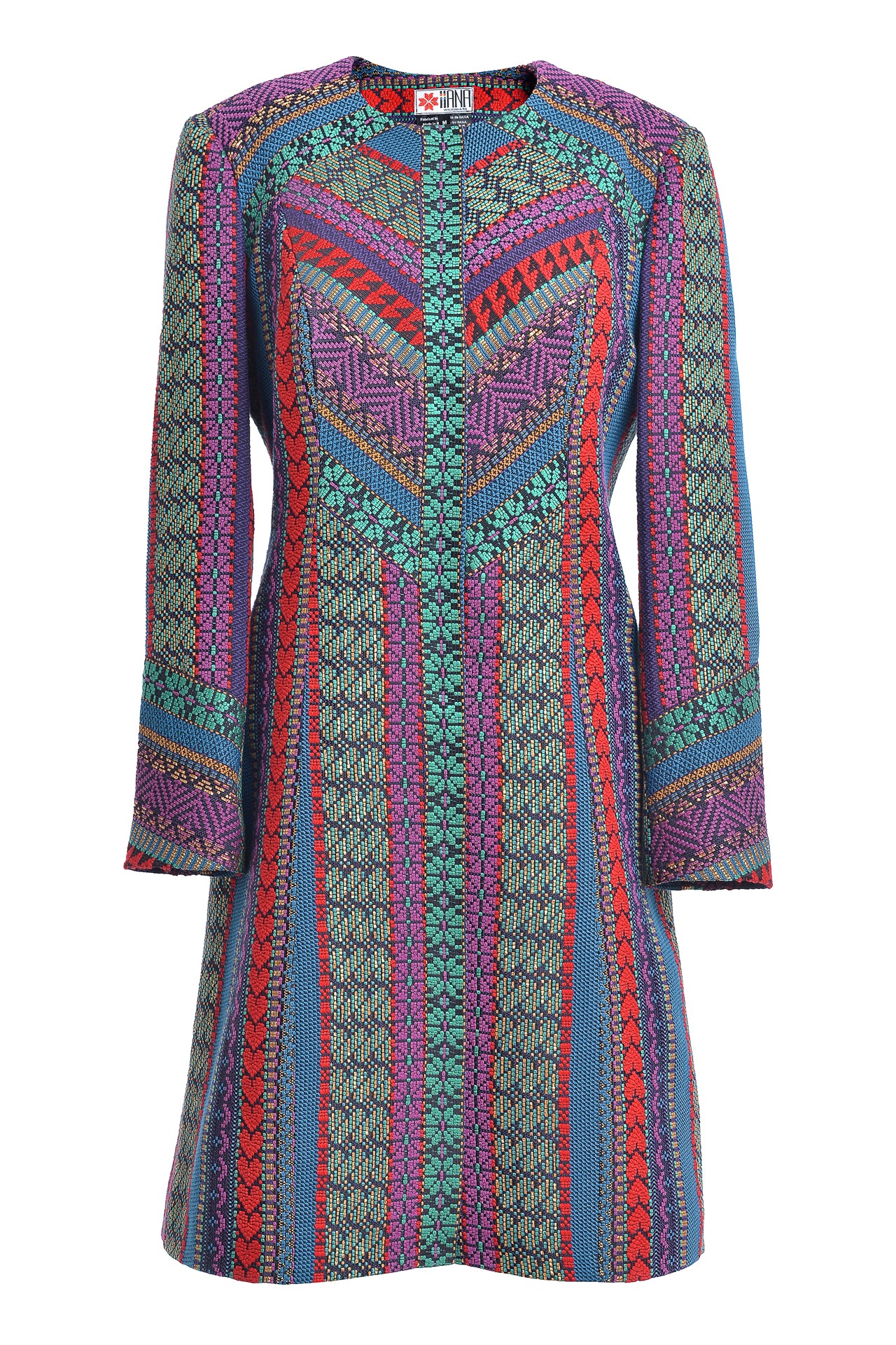 Palton Traditional Doina din Jacquard Etnic Tesut