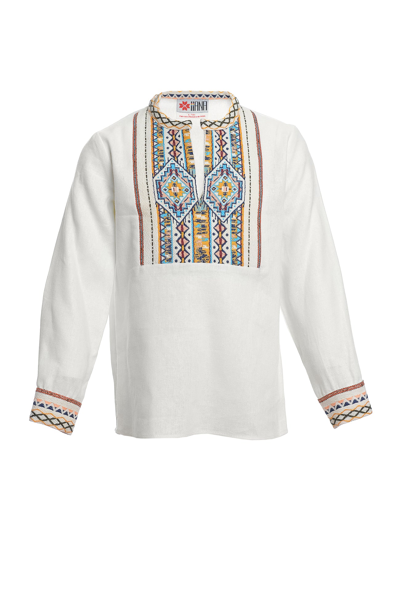 Camasa traditionala baieti Basarab 9 luni - 7 ani