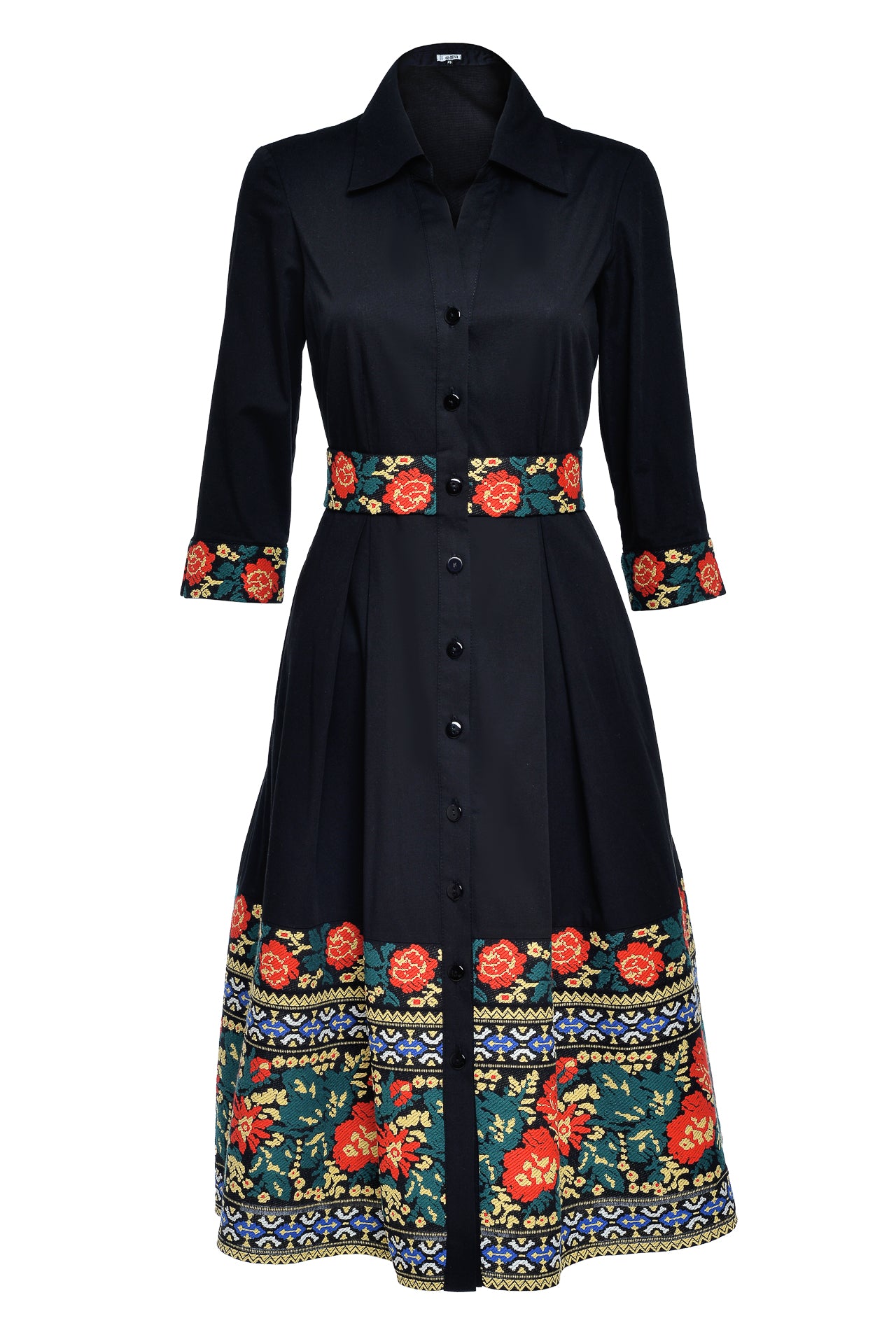 Rochia Tip Camasa Cu Bordura Florentina