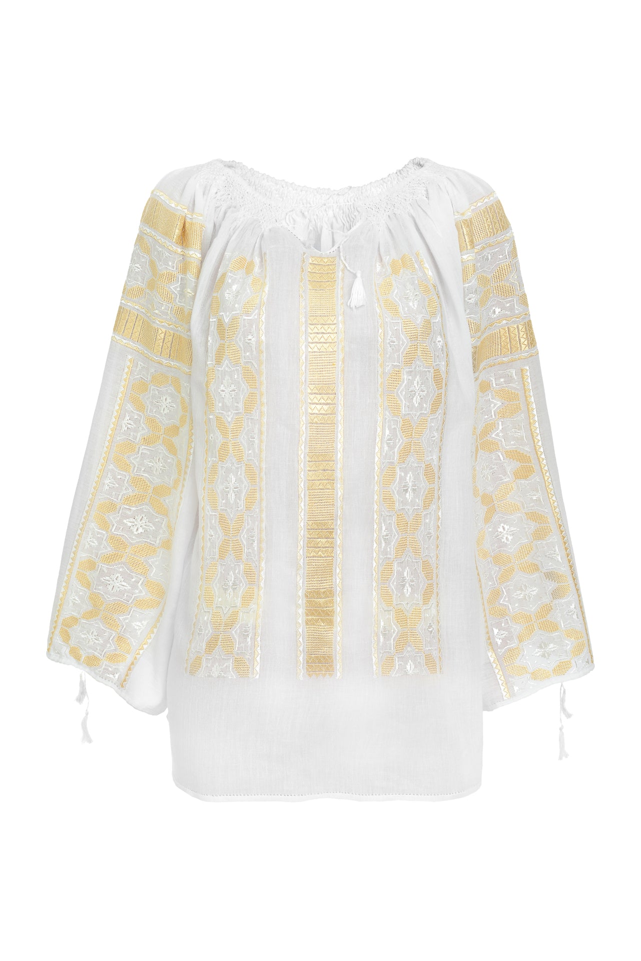 Ie Populara Traditionala Româneasca Maneca Lunga Motivul Maiastra