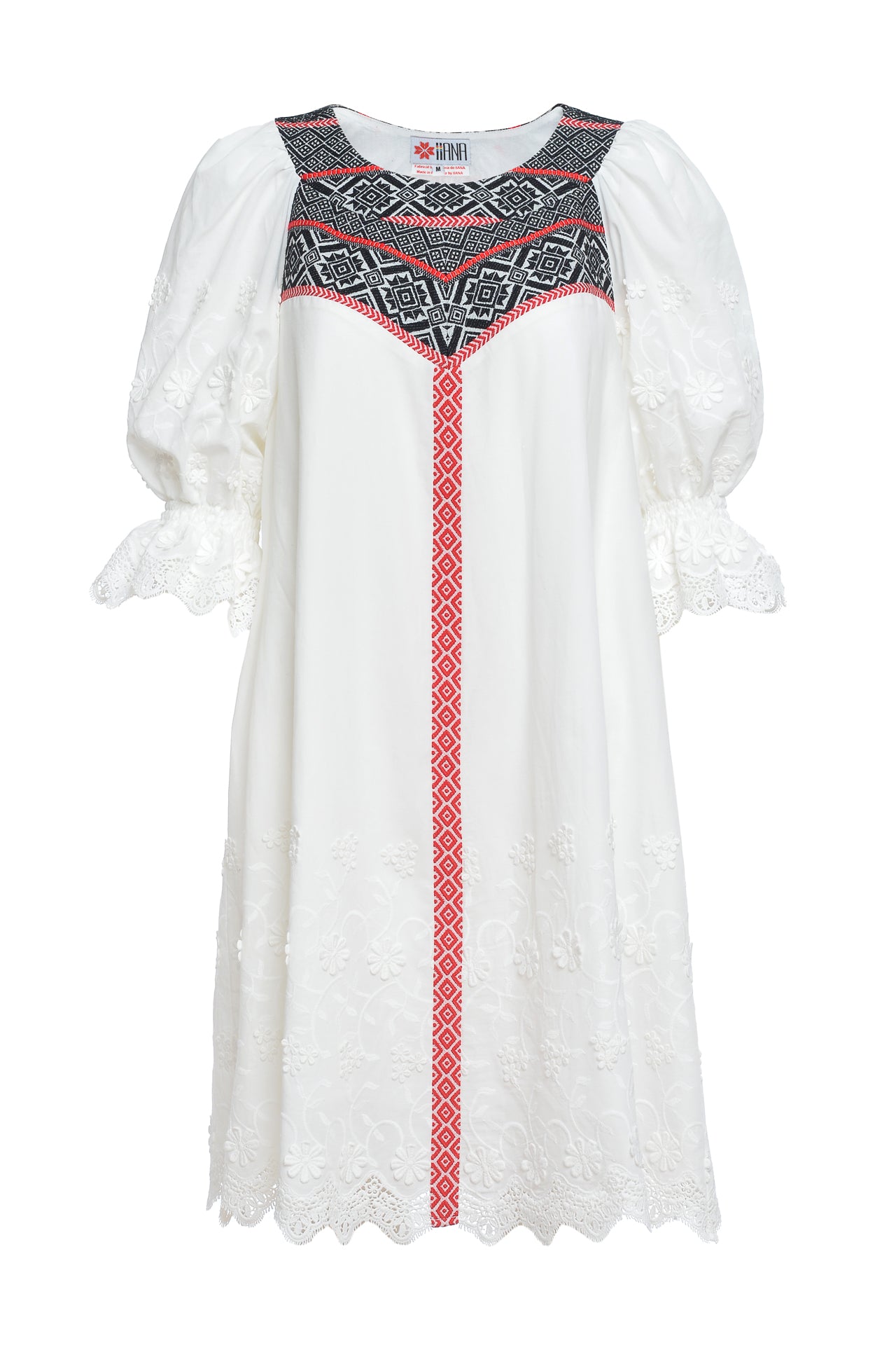 Rochia Matilda cu broderie tridimensională