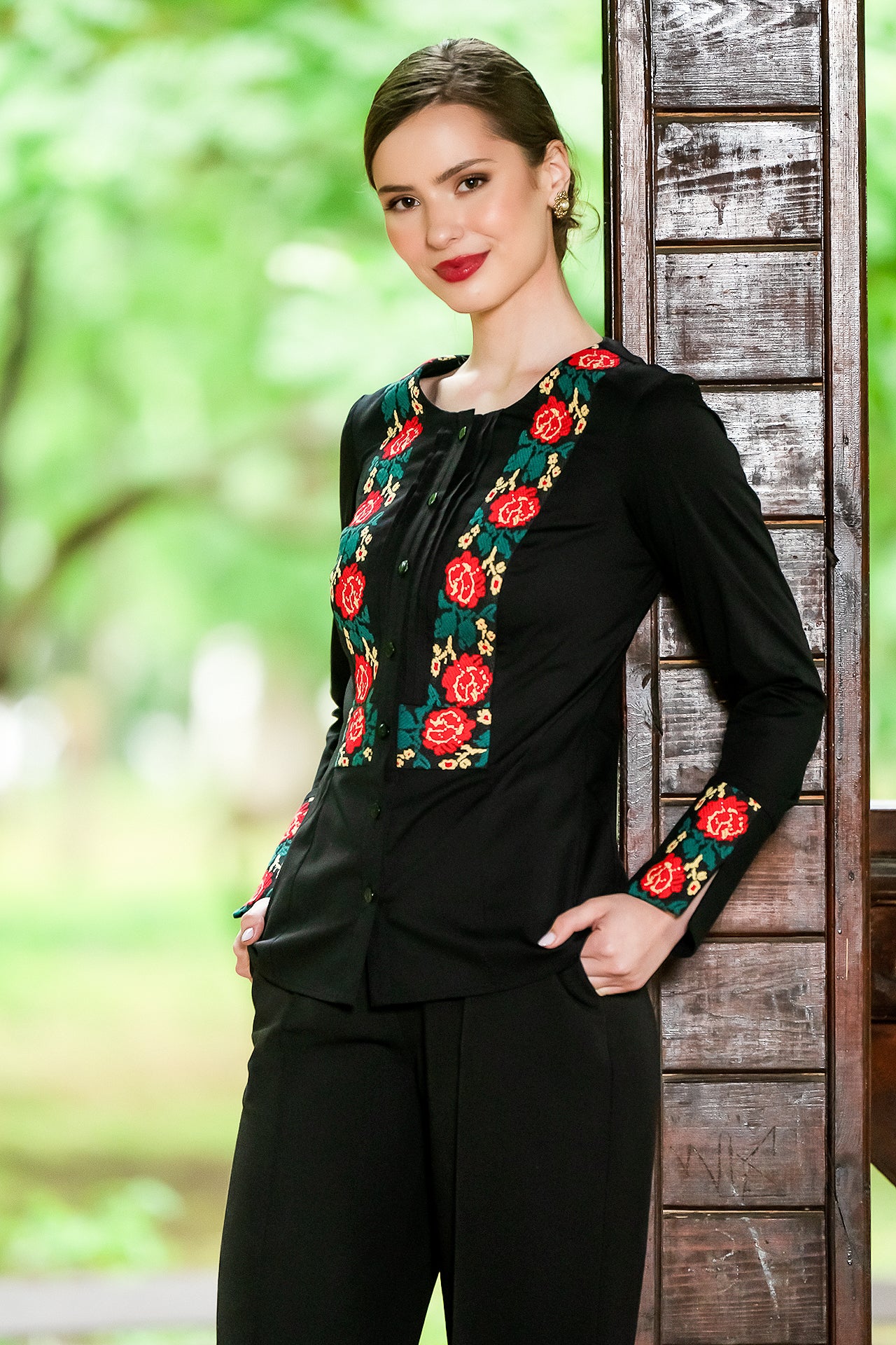 Camasa cu flori Draga