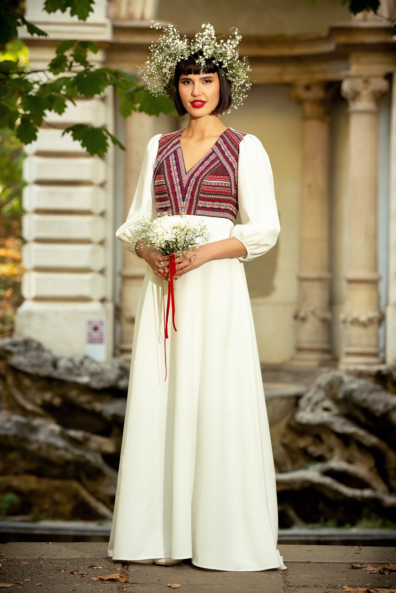 Rochia Mireasa stilizata Demetra