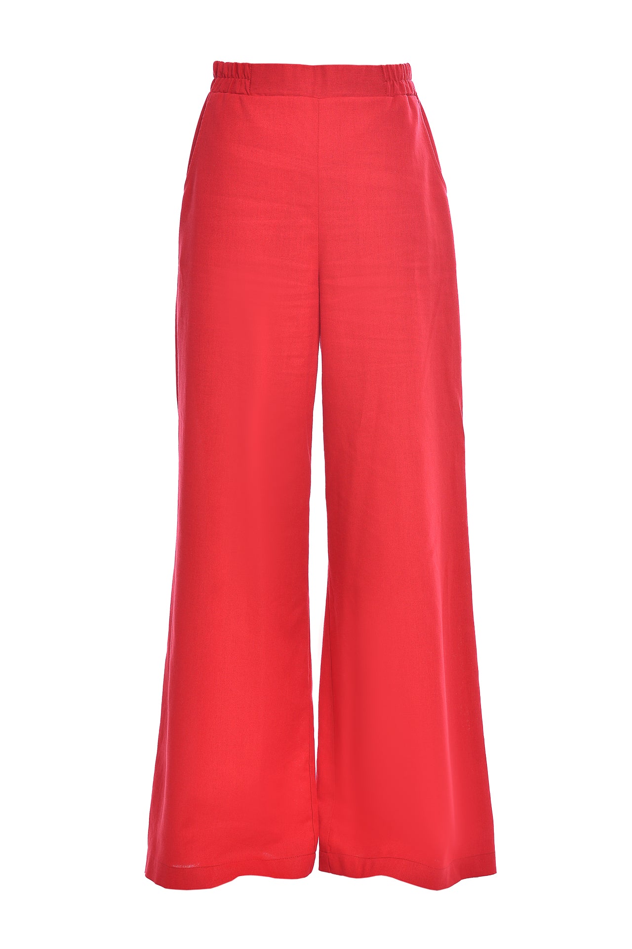 Pantaloni Evazati din In Rosu