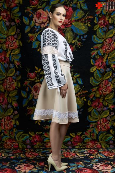 Ie Traditionala Romaneasca Maneca Lunga Motivul Incret la Fir