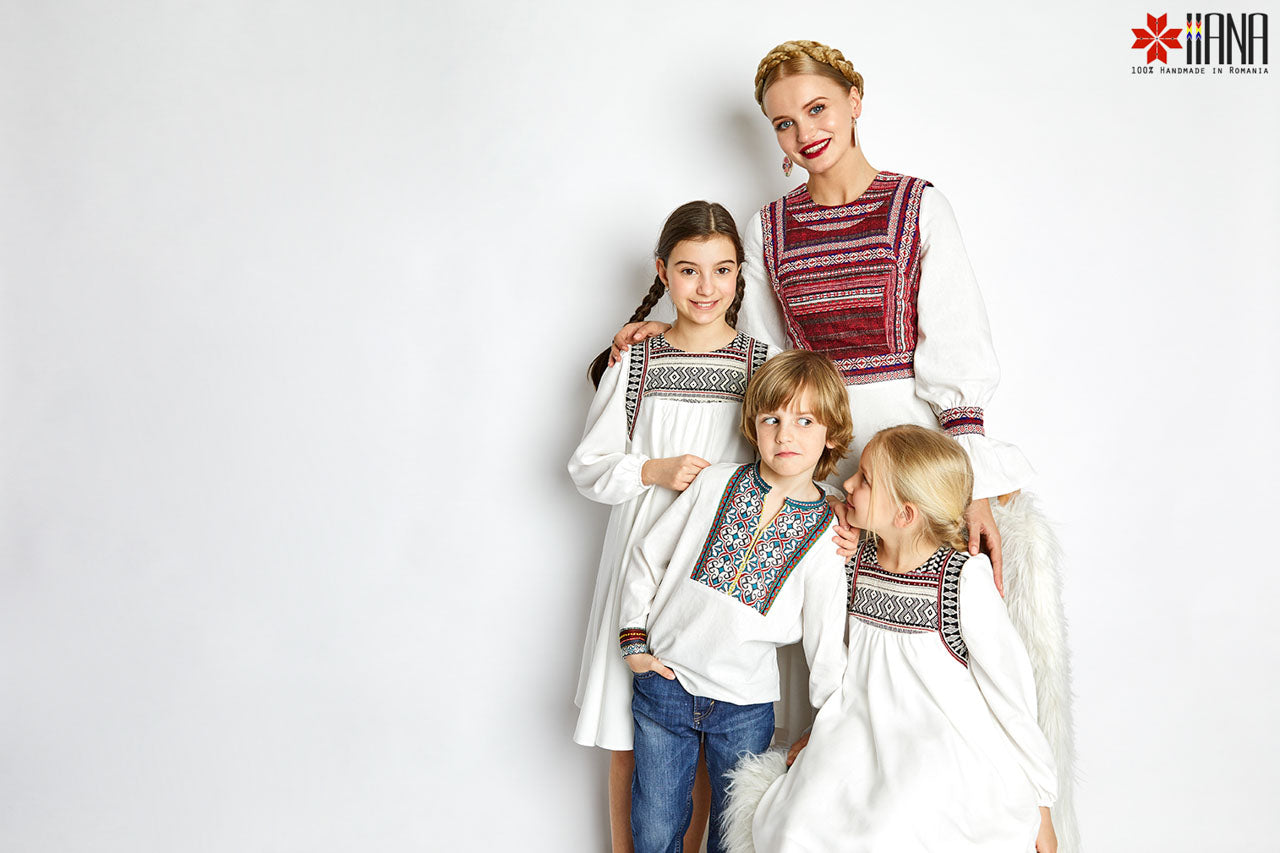 Camasa traditionala baieti Hora 3 luni - 7 ani