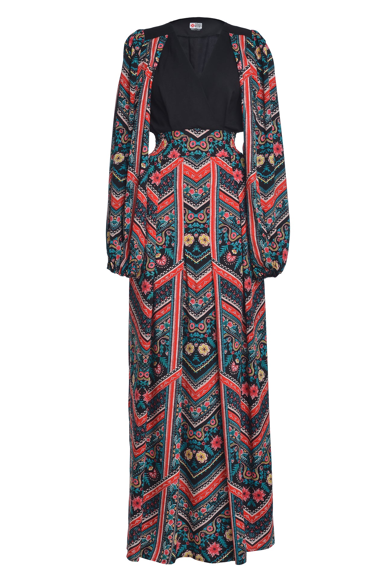 Rochie Lunga Boho Zig Zag