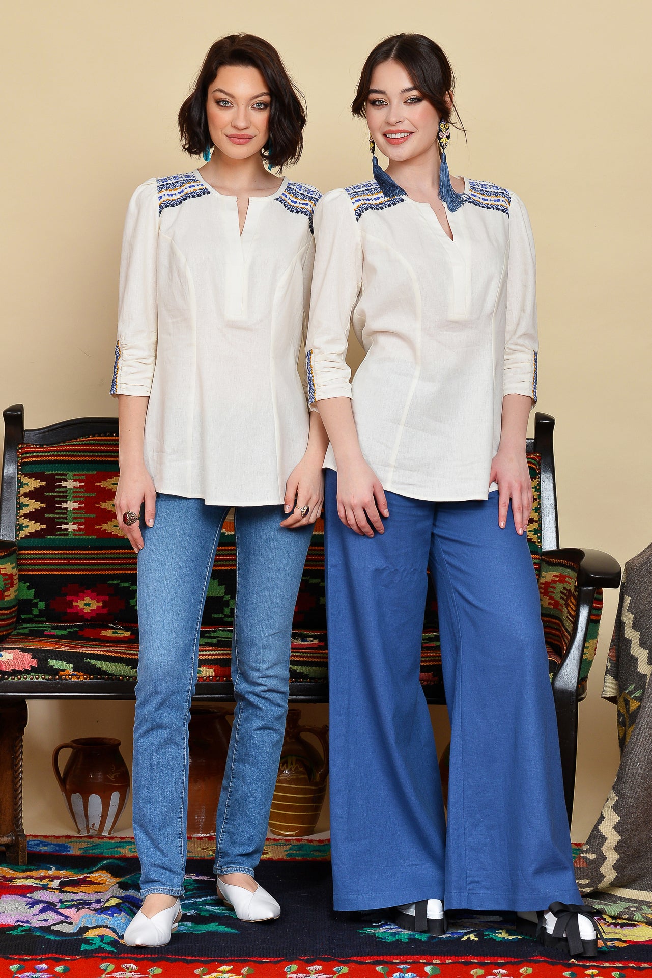 Pantaloni Evazati din In Denim