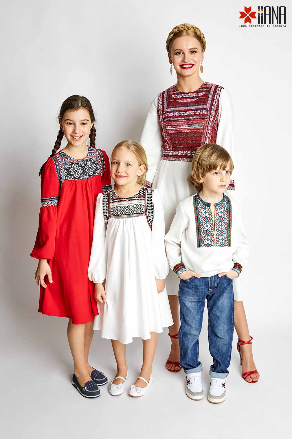 Rochita traditionala fetite Mini de Oras 8 - 15 ani