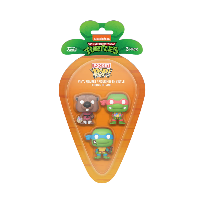 LEONARDO, RAPHAEL, SPLINTER EASTER CARROT - TEENAGE MUTANT NINJA TURTLES