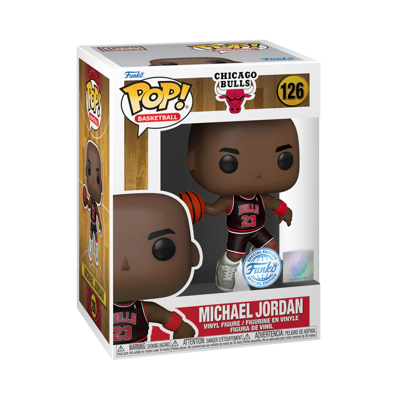 MICHAEL JORDAN (BLACK JERSEY) - NBA: CHICAGO BULLS