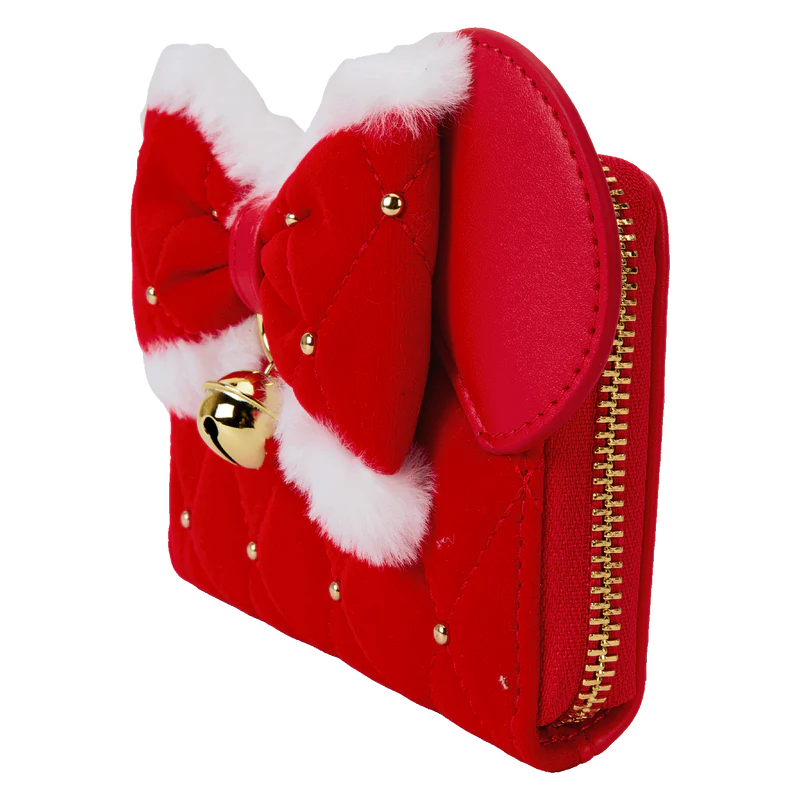 MINNIE MOUSE SANTA SUIT ZIP AROUND WALLET - DISNEY