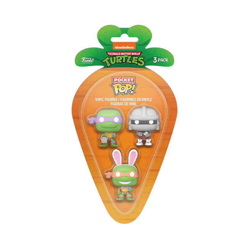 DONATELLO, MICHAELANGELO, SHREDDER EASTER CARROT - TEENAGE MUTANT NINJA TURTLES