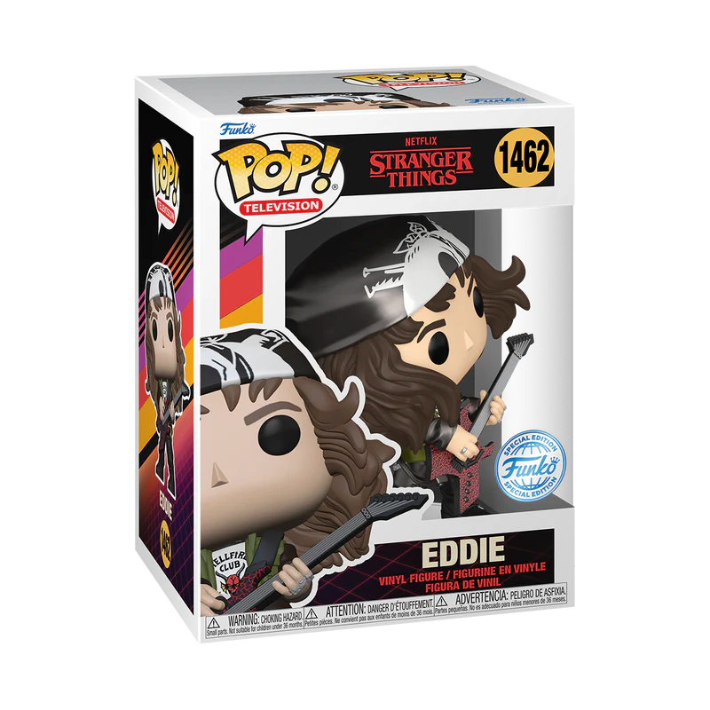 FINALE EDDIE (WITH GUITAR) (METALLIC) - STRANGER THINGS (SEASON 4)