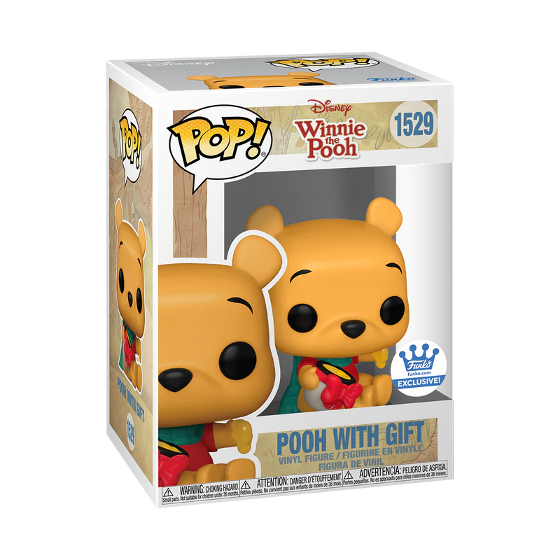 POOH WITH GIFT - WINNIE THE POOH