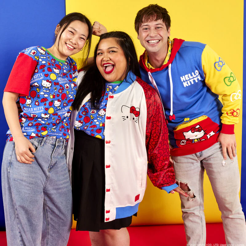 HELLO KITTY 50TH ANNIVERSARY UNISEX TEE