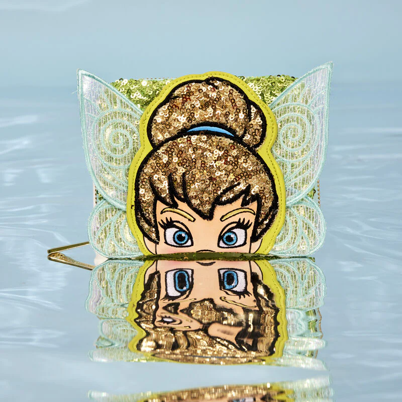 SEQUIN TINKER BELL ZIP AROUND WALLET - PETER PAN