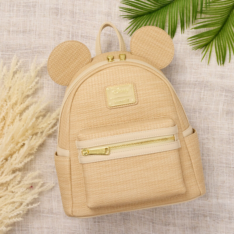 MICKEY MOUSE STRAW COSPLAY MINI BACKPACK - DISNEY