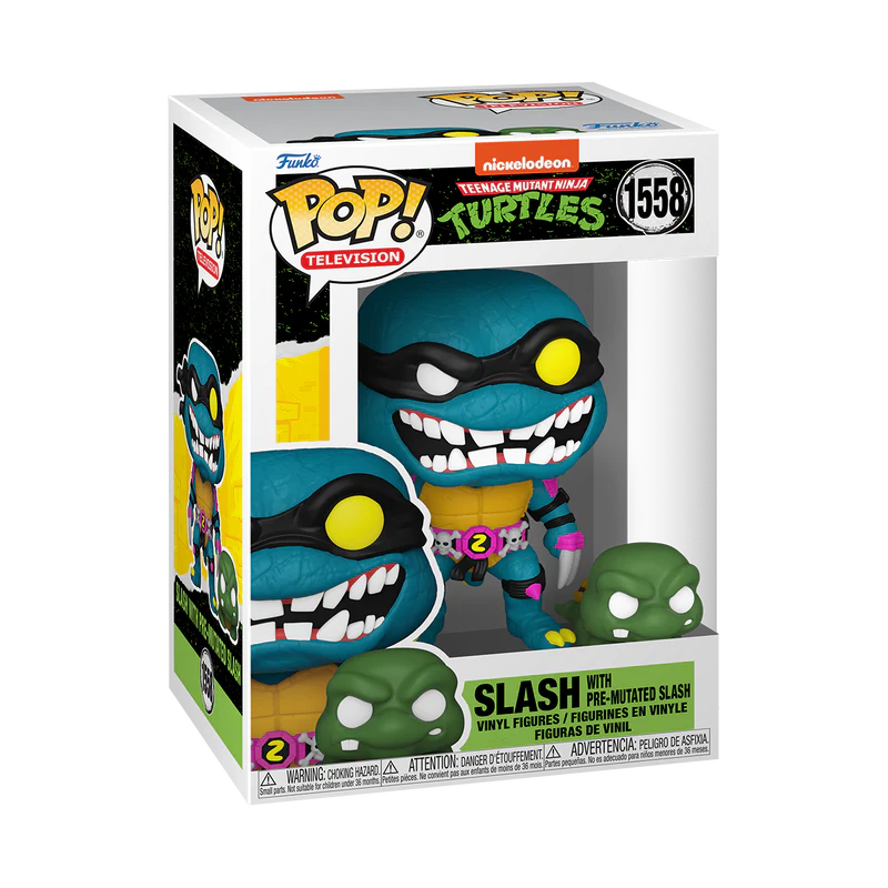 SLASH WITH PRE-MUTATED SLASH - TEENAGE MUTANT NINJA TURTLES