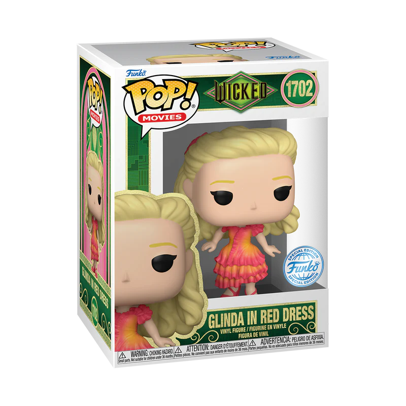 GLINDA IN RED DRESS - WICKED