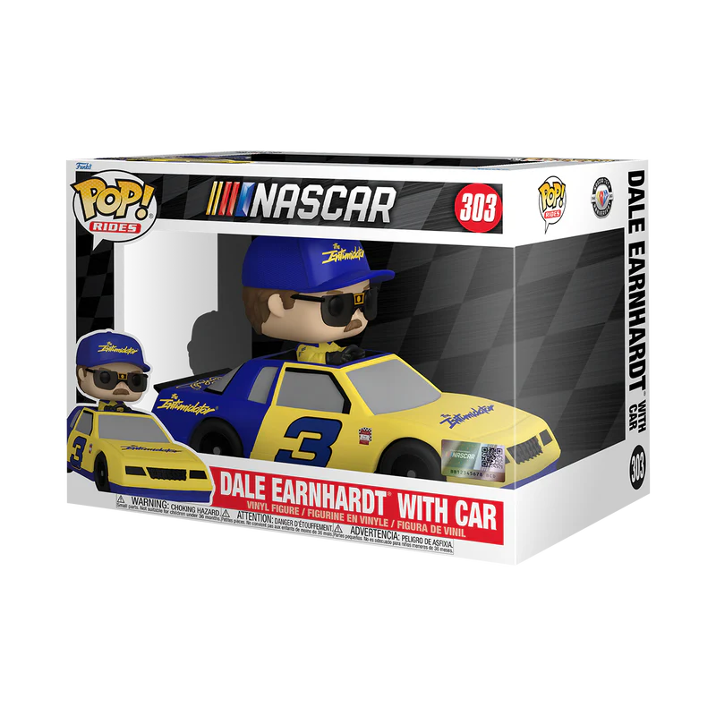 DALE EARNHARDT WITH CAR (INTIMIDATOR) - NASCAR