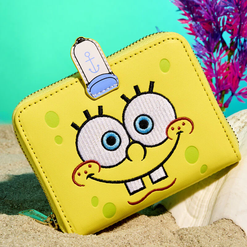 SPONGEBOB ZIP AROUND WALLET - SPONGEBOB SQUAREPANTS 25TH ANNIVERSARY