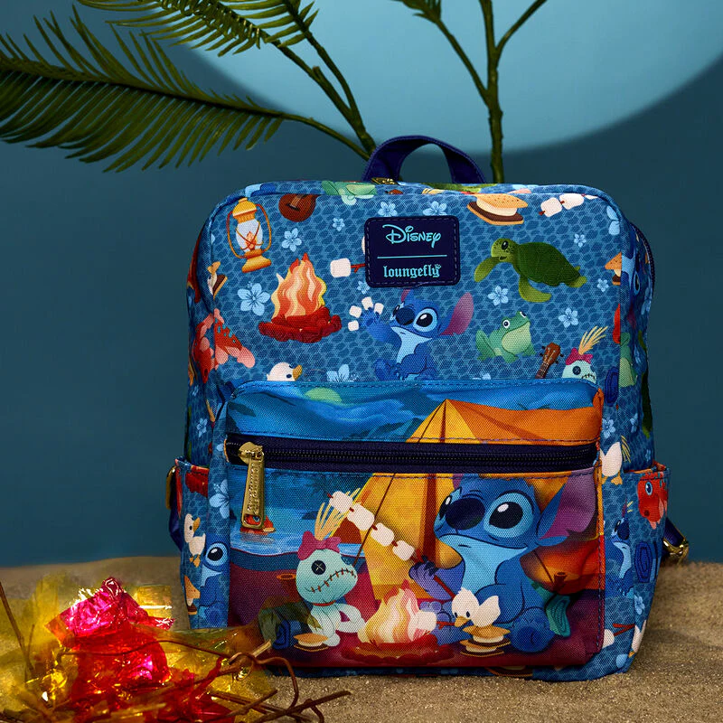 CAMPING CUTIES NYLON MINI BACKPACK - LILO AND STITCH