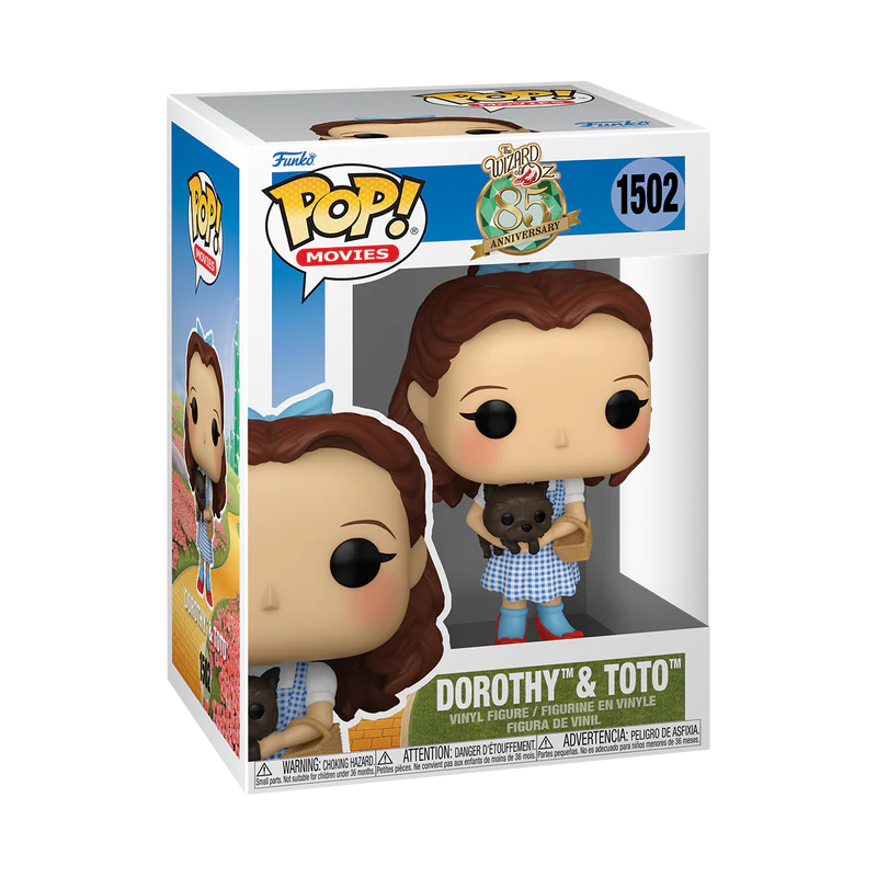 DOROTHY AND TOTO - THE WIZARD OF OZ