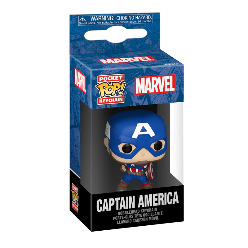 CAPTAIN AMERICA - MARVEL: NEW CLASSICS POP! KEYCHAIN