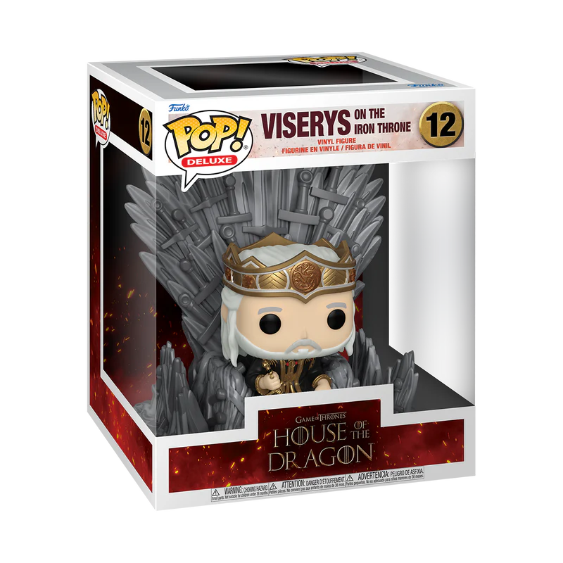 VISERYS ON THE IRON THRONE - HOUSE OF THE DRAGON