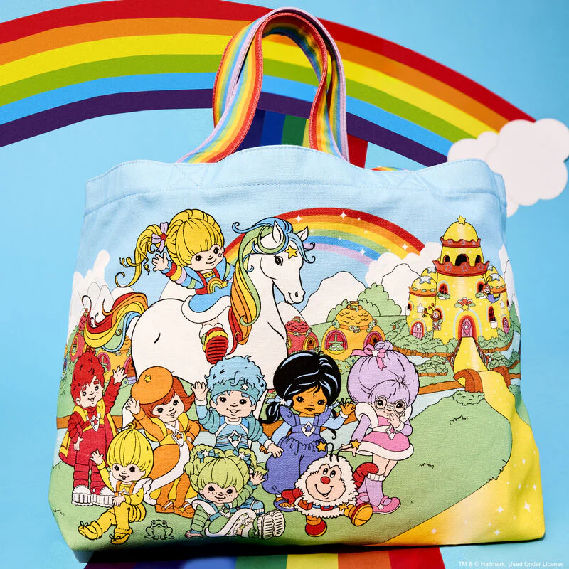 RAINBOW BRITE GANG CANVAS TOTE BAG