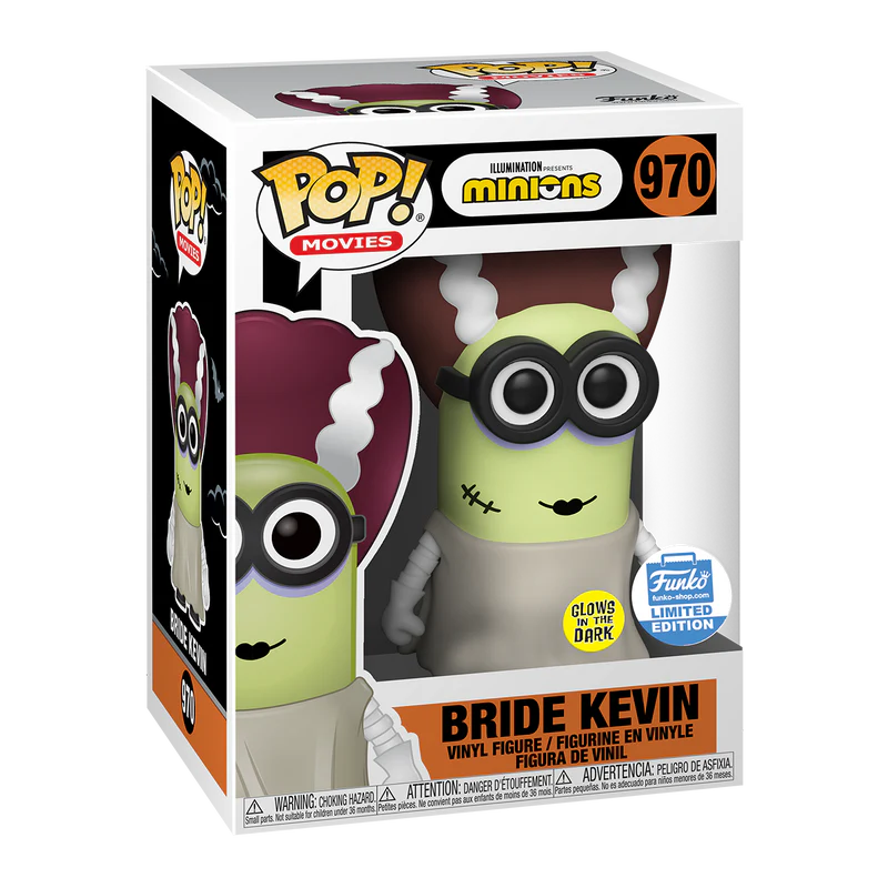 BRIDE KEVIN (GLOW IN THE DARK) - MINIONS